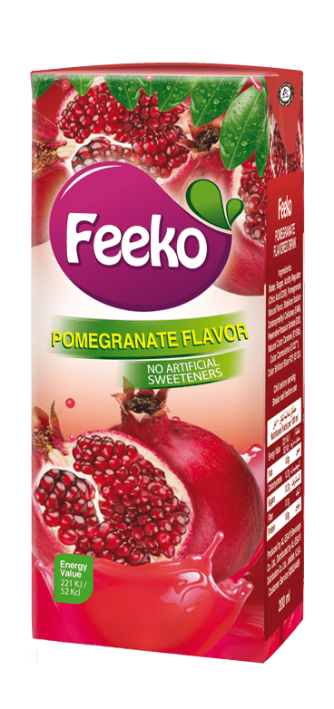 Feeko Pomegranate Juice عصير فيكو نكهة الرمان
